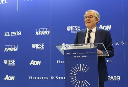 Sebastián Albella, presidente de la CNMV, en el Foro del Consejero