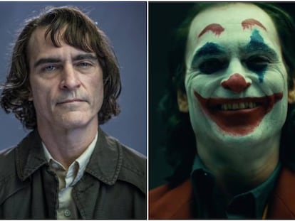 Joaquin Phoenix no necesita mucho maquillaje para dar miedo. Serio como Arthur Peck o sonriendo como el Joker, es igual de aterrador.