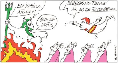 Viñeta de Peridis del 12 de agosto de 2025