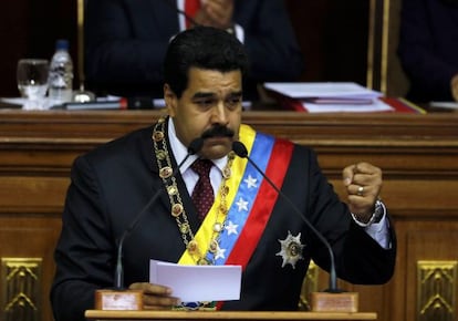 El presidente venezolano Nicol&aacute;s Maduro.