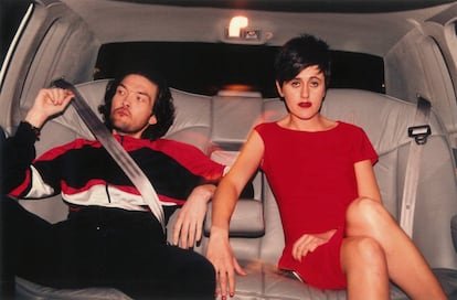 Tracey Thorn (derecha) y su compañero, Ben Wat, en Nueva York en 1995.