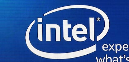 Logo de Intel en Computex, Taiwán.