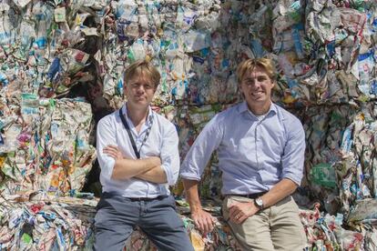 Hans W. Cool y Gijs P. Jansen han creado una empresa de reciclaje.