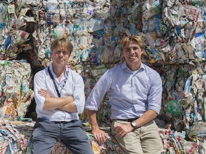 Hans W. Cool y Gijs P. Jansen han creado una empresa de reciclaje.