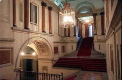 Interior del Palacio de Godoy, en Madrid.