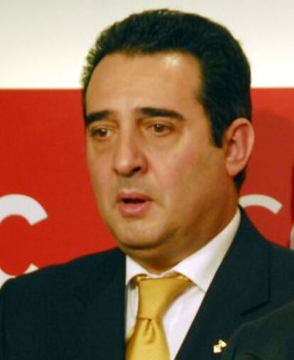Manuel Bustos ( PSC) , alcalde de Sabadell, Barcelona y presidente de la Federación de Municipios de Cataluña.