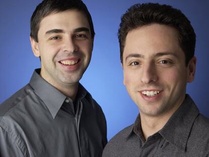Sergey Brin y Larry Page, "Hombres del año" para FT por la trayectoria de su compañía desde su aparición hace siete años.