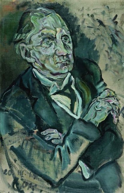 Oskar Kokoschka  'Retrato de Maz Schmidt', 1914  Museo Thyssen-Bornemisza, Madrid