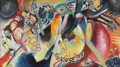 'Improvisación con formas frías' (1914), de Vasili Kandinski.