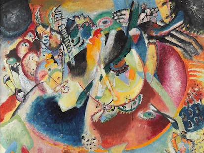 'Improvisación con formas frías' (1914), de Vasili Kandinski.