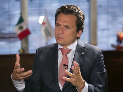 Emilio Lozoya, exdirector de Pemex, en octubre de 2013.