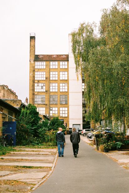 El estudio está en Britz, una pujante zona al sur de Berlín.