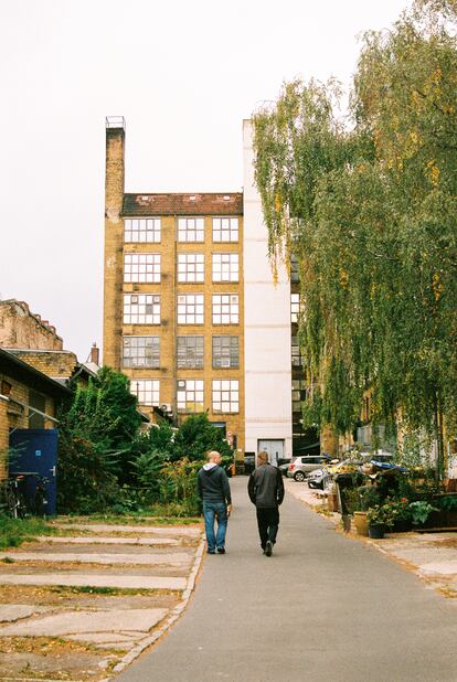 El estudio está en Britz, una pujante zona al sur de Berlín. 