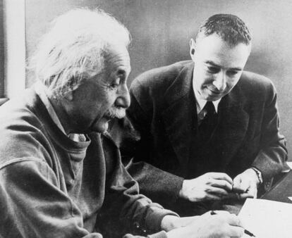 Oppenheimer Learning from Einstein