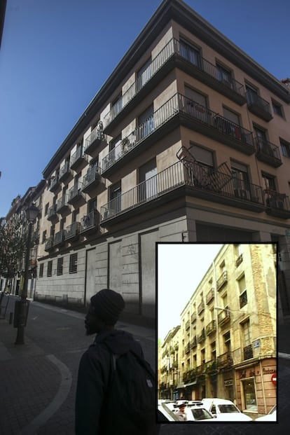 El catálogo de edificios protegidos de Madrid dice que el edificio de las confluencias entre la calle de Ballesta y de Puebla, en Malasaña, tiene un blindaje "estructural" y que la fachada es de restauración obligatoria. Sin embargo, la fachada actual tiene poco que ver con la que se protegió en su día.