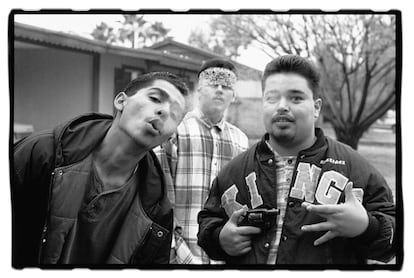 Tres miembros de una banda de pandilleros del barrio de Glendale, en Arizona (EE UU).