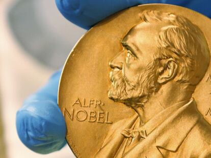 La medalla de un Premio Nobel de hace unos años.