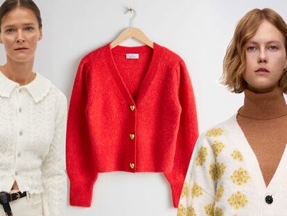 Con botones joya y de cálida lana: vuelven las ‘rebequitas’ de toda la vida