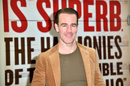 El actor James Van Der Beek, el 5 de marzo de 2020, en la 'premier' de 'Girl from the North Country' de Broadway (Nueva York).
