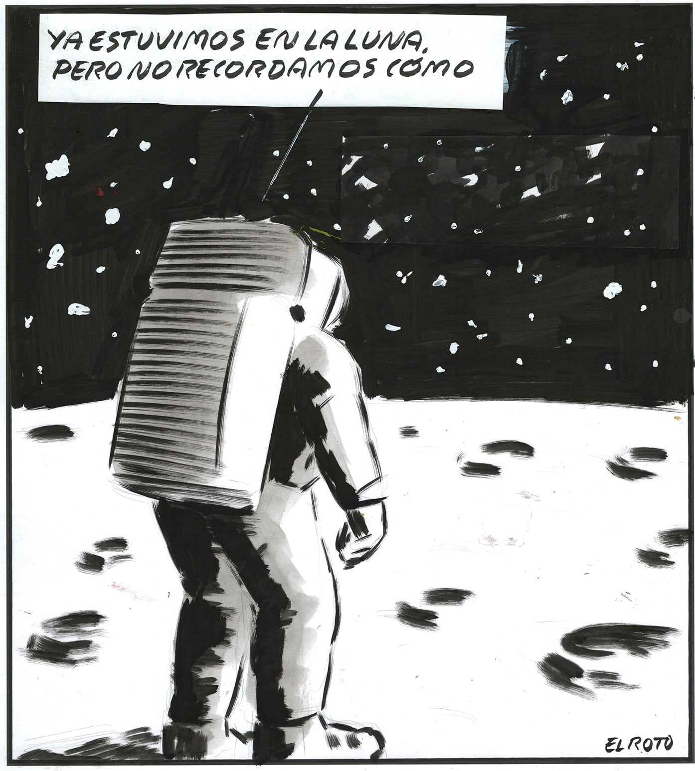 El Roto: volvemos a la Luna