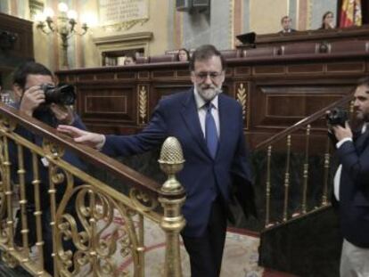 El presidente advierte a los independentistas y critica la movilización que impulsa Podemos