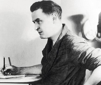 El novelista estadounidense Francis Scott Fitzgerald.