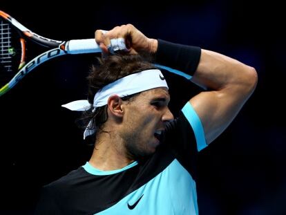 Nadal, durante el partido contra Murray.