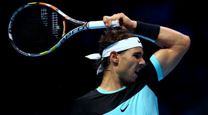 Nadal, durante el partido contra Murray.