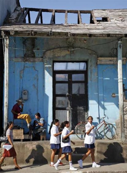 Calle de la ciudad costera de Baracoa, a mil kilómetros de La Habana.