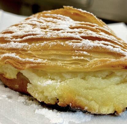 Sfogliatelle napolitano, con un hojaldre idéntico al murciano. J.C. CAPEL