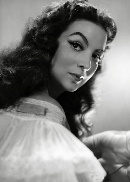 María Félix, retratada en torno a 1955.