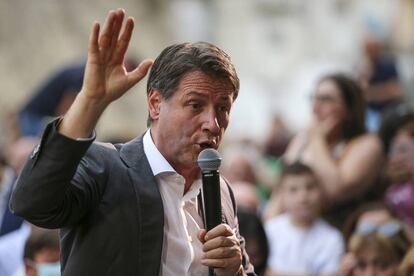 Giuseppe Conte, presidente del Movimiento 5 Estrellas.