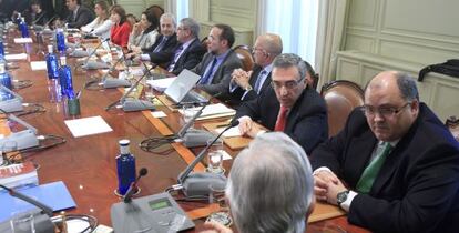 Reunión de los vocales del Consejo General del Poder Judicial.