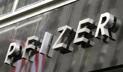 Oficinas de Pfizer en Nueva York.