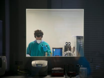 Laboratorio de la Facultad de Veterinaria de la Complutense.