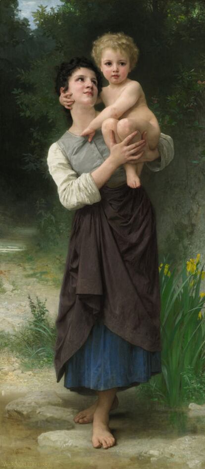 'Frere et soeur' obra de William Bouguereau