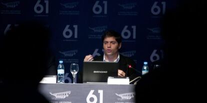 Axel Kicillof, ministro de Economía de Argentina, este martes.