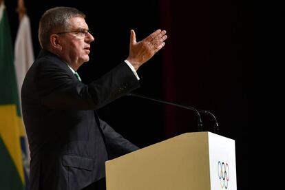 Thomas Bach, en Río de Janeiro.