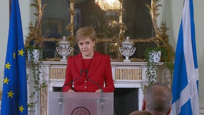 Nicola Sturgeon parla després de conèixer el resultat de el Brexit