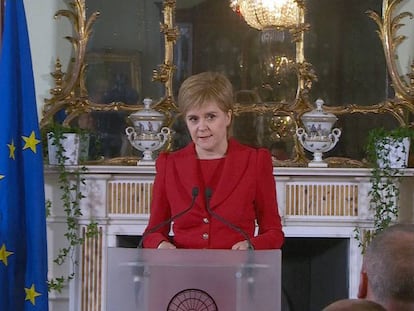 Nicola Sturgeon parla després de conèixer el resultat de el Brexit