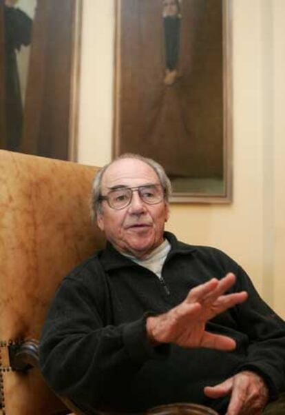 Jean Baudrillard, ayer en Madrid.