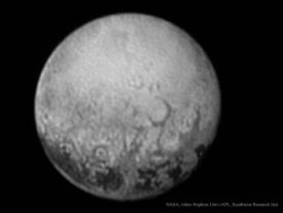 Fotografia de Plutó enviada ahir per la NASA.