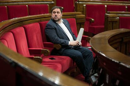 El vicepresidente de la Generalitat, Oriol Junqueras