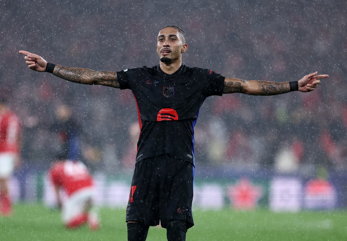 Barcelona’s Epic 4-5 Win Over Benfica: Raphinha Shines in Champions League Thriller | Soccer | Sports