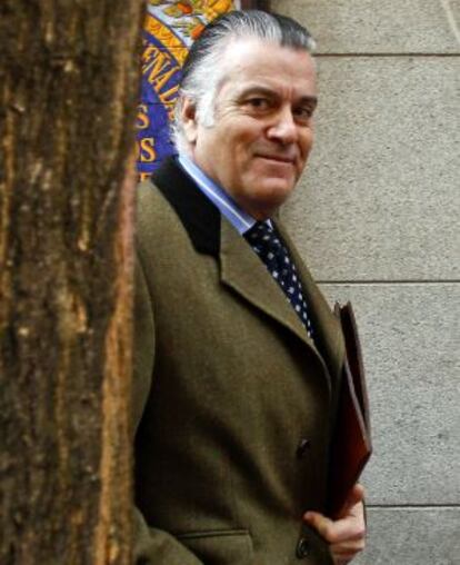 Luis Bárcenas, la pasada semana en Madrid.