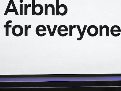 El fundador de AirBnb, Brian Chesky, en un evento en San Francisco.  