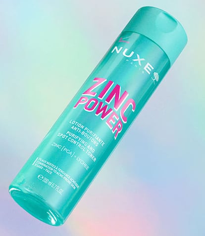 Zinc Power Loción Purificante Anti-Imperfecciones, de Nuxe (17 €).