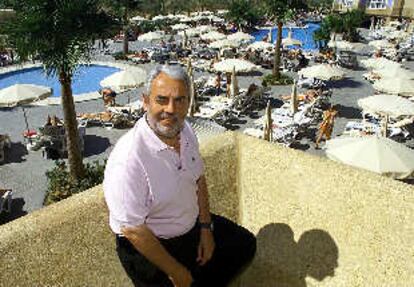 Antonio Ortega, en un hotel de Ayamonte.