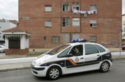 Un coche de la Policía Nacional.