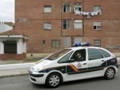 Un coche de la Polic&iacute;a Nacional. 